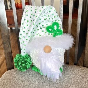 Handmade Clover Crochet Gnome Decoration